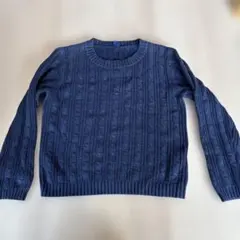 UNIQLO ネイビー セーター 130