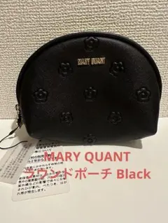 【タグ付き】MARY QUANT シンプルエンボスデイジー ラウンドポーチ