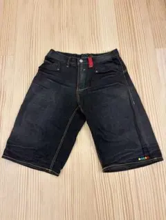 COOGI クージー デニム ハーフ　ショートパンツ　極太　W34 刺繍のサムネイル