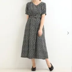 MAJESTIC LEGON ワントーンパターンワンピース タグ付き未使用品
