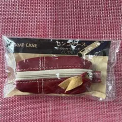 フェイクレザー ハンコケース 判子 印鑑ポーチ ファスナー アクセサリー入 小物