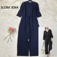 【極美品】スローブイエナ リラックスオールインワン サロペット F ブラック