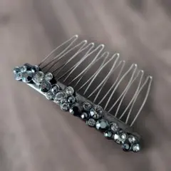 良品 アッカ acca ニューコラーナ ヘアクリップ ラインストーン M