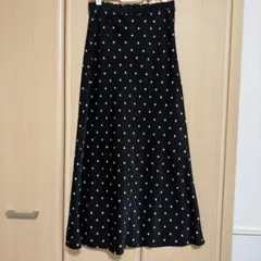 SNIDEL ドットロングスカート