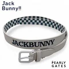 ★新品正規品 PG /ジャックバニーJBロゴ裏チェックベルト(レディース)