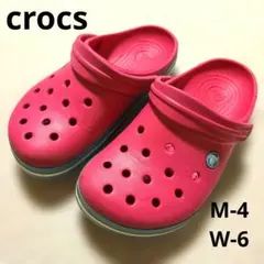crocs クロックス サボ サンダル ピンク M4 W6のサムネイル
