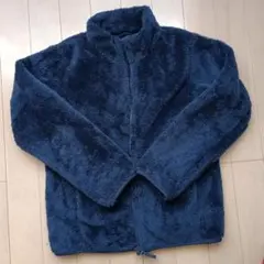 ネイビー フリースジャケット 140