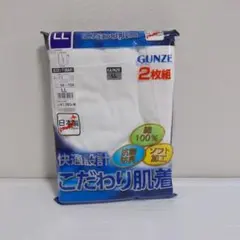 グンゼ（GUNZE）メンズ 長ズボン下（前あき）LLサイズ 2枚組