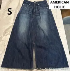 AMERICAN HOLIC デニムロングスカート Sサイズ