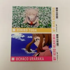 ヒロアカ メモリーカットステッカー カード トガヒミコ 麗日お茶子 ウラビティ