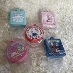 サンリオ キャラクターズ　クッキー缶チャーム 全5種コンプセット　ガチャ