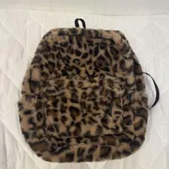 ヒョウ柄 ファーリュック JK 平成ギャルのサムネイル