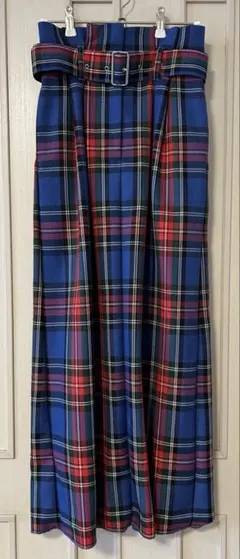 【Mila Owen(ミラオーウェン)】 チェック ロングスカート サイズ0