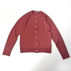 JOHN SMEDLEY カーディガン メリノウール ローズ S