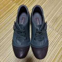 お値下げ！ レディース 牛皮 本革 レースアップシューズ 23.5cm