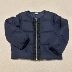 petit main ネイビー ダウンコート 110