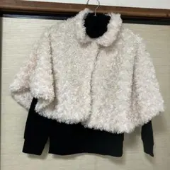 ボレロ　オフホワイト　黒のタートル　セット