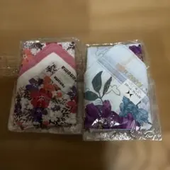 HANAE MORI renoma 花柄ハンカチ 2枚セット
