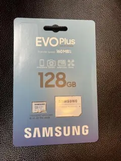未開封 Samsung EVO Plus 128GB MicroSDカード