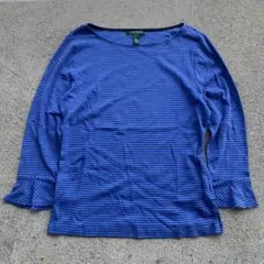 Y*K様 LAUREN RALPH LAUREN ストライプ長袖Tシャツ XL