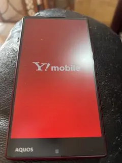 AQUOS Y!mobile 404sh スマートフォン レッドのサムネイル
