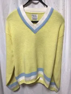 シアーズ　Sears　ヴィンテージ　60'S　Vニット　ロカビリーフィフティーズのサムネイル