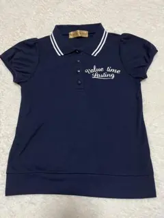 CECIL McBEE 半袖ポロシャツ ネイビー