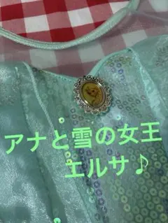 Ｈ＆Ｍ❗️アナと雪の女王❗️エルサバッチ付きドレス❗️120㎝❗️