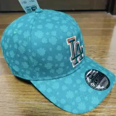 新品　タグ付き　NEW ERA 9FORTY LAキャップ ターコイズ