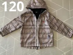 POLO チェック柄 フード付きジャケット