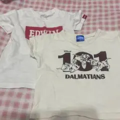 半袖Tシャツ 2枚セット　100のサムネイル
