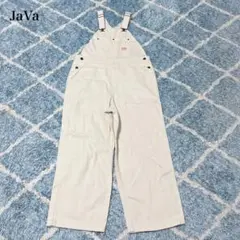 ジャバコラ　大人カジュアル。綿100％のこだわりサロペット(S)ゆるだぼ　可愛い