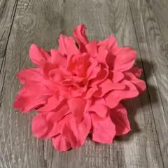 3F 【訳あり】大ぶり フラワーコサージュ 2WAY クリップ＆ピン ピンク