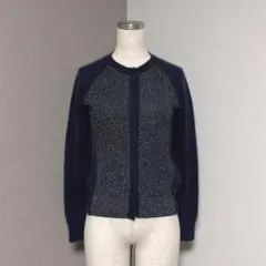 ノーリーズソフィ ラメ アンゴラ ニット カーディガン