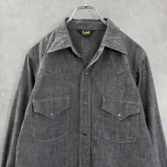 WEST RIDE ウォバッシュ ウエスタンシャツ 美品 ブラック 36 - メルカリ