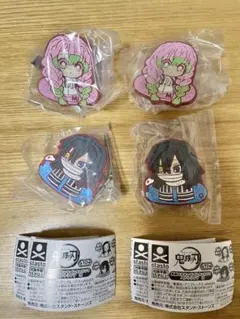 鬼滅の刃 きゃらばんちょう ヘアクリップ 伊黒小芭内＆甘露寺蜜璃 4点セット