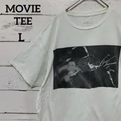 エルム街の悪夢 フレディ フォトプリント Tシャツ半袖 L 白 ホラーMOVIE