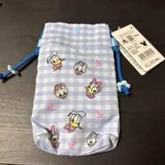 ディズニー ドナルド デイジー モバイルポーチ　夏祭りくじ