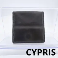 【CYPRIS（キプリス） コインケース ブラック レザー】