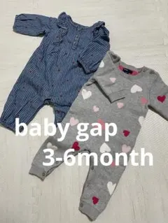 baby gap ハート柄ロンパース カバーオール 3-6ヶ月　バレンタイン