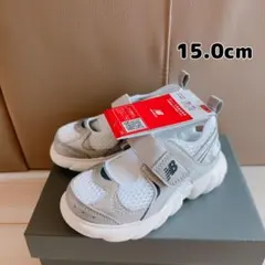 ニューバランス 230 Hook and Loop サンダル ベージュ 14cm - メルカリ