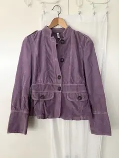 美品 希少デザイン MARELLA ジャケット ノーカラー ジップアップ 美品 希少デザイン MARELLA ジャケット ノーカラー ジップアップ