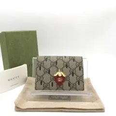 正規品　極美品　グッチ財布　グッチggマーモント グッチストロベリー