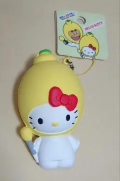 ハローキティ　オカレモン スクイーズストラップ