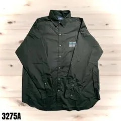 BACK NUMBER バックナンバー ネオンデザイン長袖シャツ 黒 3275