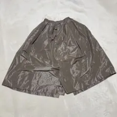 y121807 IENA ロングスカート　フレア　ベージュ　36