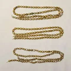 淡水パール　3本セット　約3.5mm　PB058