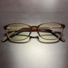 JINS SCREEN ブルーライトカット 40% ライトブラウン　ウェリントン