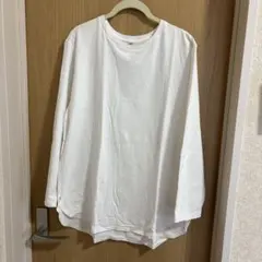 ＊UNIQLO＊スムースコットンTシャツ 白 XL
