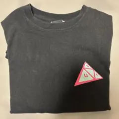 HUF ブラック Tシャツ 三角形ロゴ